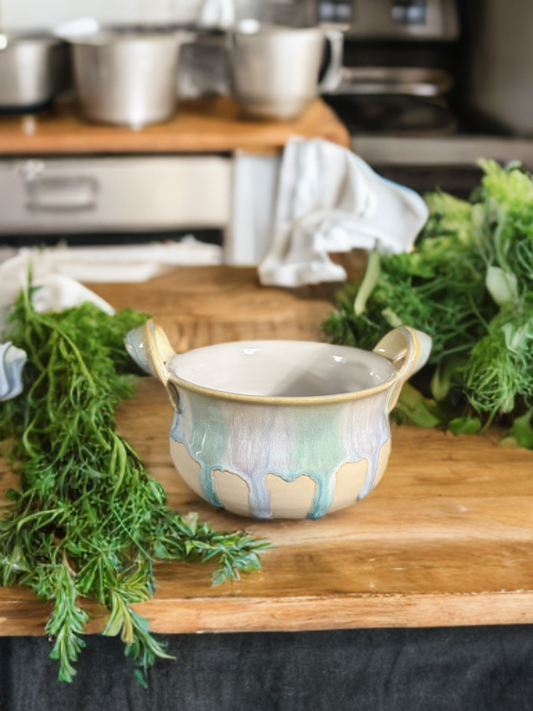 Melted Pastel Cauldron Soup Bowl